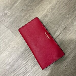Kate Spade Cherry Red Leather Wallet